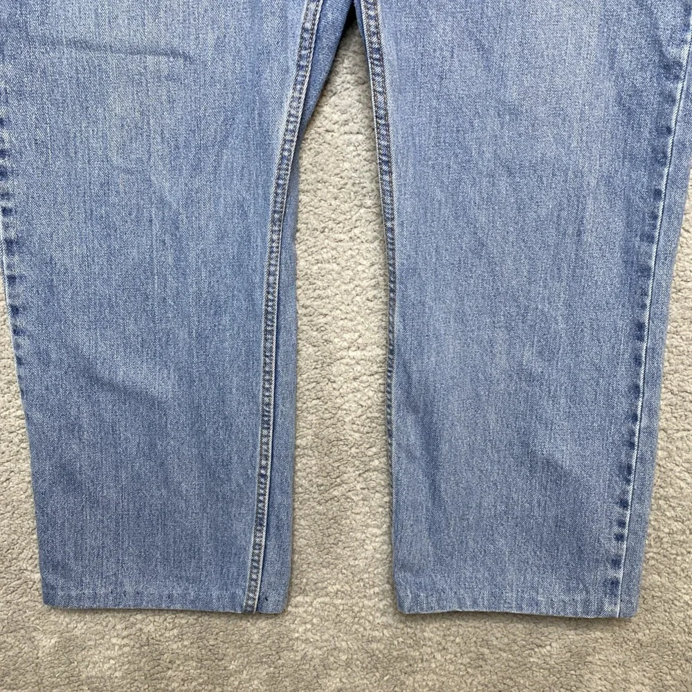 Levi's 505 Jeans Men 42x30 Blue Denim Med Wash Straight Fit 100% Cotton Casual